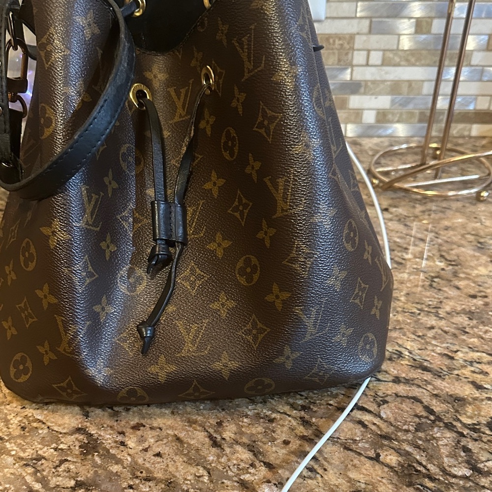 Louis Vuitton Dark Brown Monogram Shoulder Bag